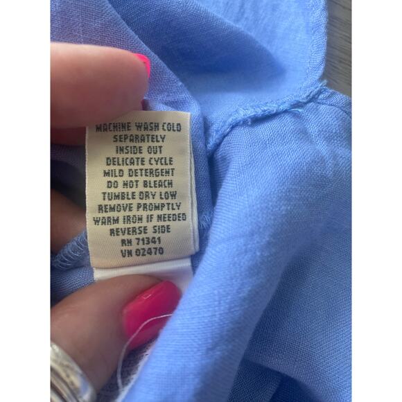 L.L. Bean Women’s Knee Length Pin Tucked Bodice Pleated Sleeveless Dress 6 - Picture 10 of 10